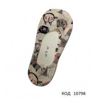 YO Сліди жіночі SKB-0030K    МІКС кольорів    36-41   3(1) шт