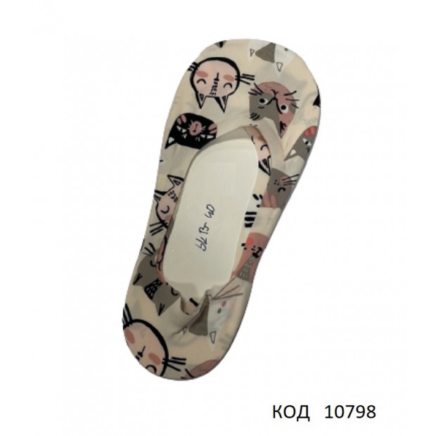 YO Сліди жіночі SKB-0030K    МІКС кольорів    36-41   3(1) шт