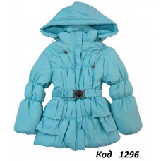 Ukr Куртка для дівчинки 4466 синтапон на флісі 104-122  4р.