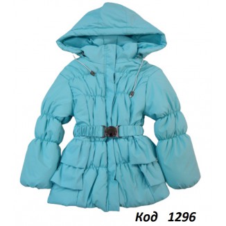 Ukr Куртка для дівчинки 4466 синтапон на флісі 104-122  4р.