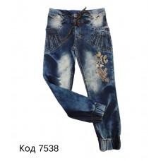 Tr Штани для дівчинки ДЖИНС Kroush 7637  65-90 6 шт