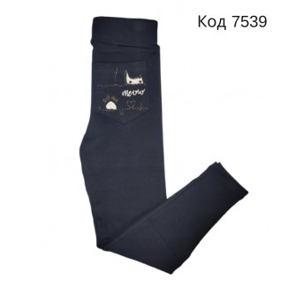 Tr Лосини начос для дівчинки 116-134  Benini 3011 КАРМАН Кішка   4 шт