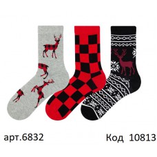 Bross Шкарпетки бавовняні жіночі 6832 Мікс  36-40  12(3)шт.