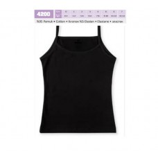 BR Майка для дівчинки 4200.02 ЧОРНИЙ    06,07   6(3)шт.