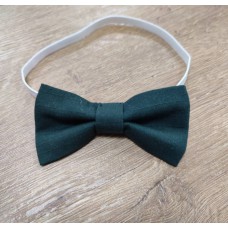 Ukr Краватка-метелик для хлопчика ТЕМНО-ЗЕЛЕНИЙ 5 шт