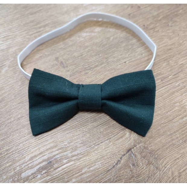 Ukr Краватка-метелик для хлопчика ТЕМНО-ЗЕЛЕНИЙ 5 шт