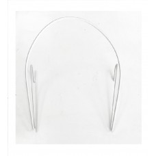 Гачок для головних уборів на торгову сітку, б/в метал фарбований білий