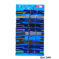 Topgal Ремінь  середній квадратна ПРЯЖКА(шкіряна кольорова вставка) ПОЛОСКА 10 шт