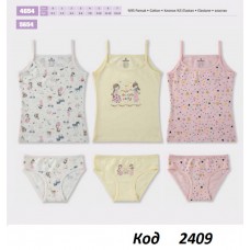 BR Набір білизни для дівчинки(майка+ТРУСИ) 4654/5654   6(3)шт.