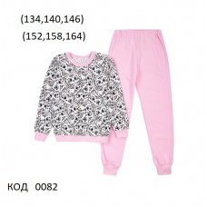ЛяЛя Піжама футер для дівчинки К3ФТ153      3шт