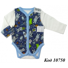 ББ Боді ФУТЕР (застібка посередині) КОМБІ56,62,68,74,  4 р.