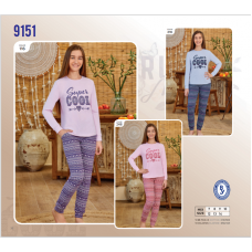 BR Піжама для дівчинки 12,13,14 стрейч/бавовна  9151    12,13,14  3 шт.
