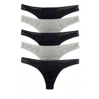 Труси Donella жіночі СТРИНГИ  S--XXL  2496001 10шт.