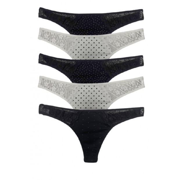 Труси Donella жіночі СТРИНГИ  S--XXL  2496001 10шт.