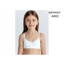 BR Топ для дівчинки 4402,01   БІЛИЙ  06,07.  12(3) шт.