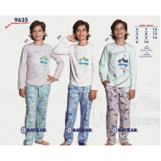 BR Піжама для хлопчика 03-06 стрейч/бавовна  9635    3-6  4 шт.