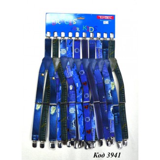 Topgal Підтяжки  середні МАЛЮНОК .ДЖИНС 10 шт