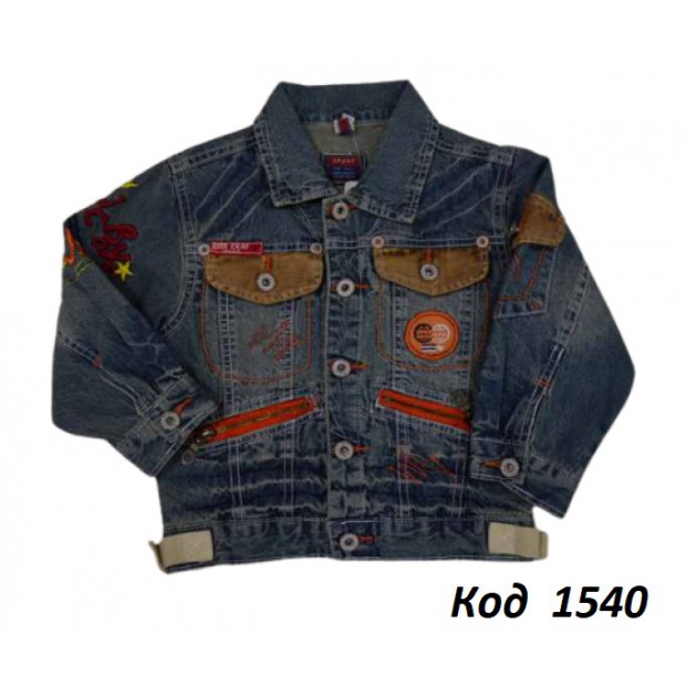 ,Ch Піджак для хлопчика джинсовий 134  5(1) шт