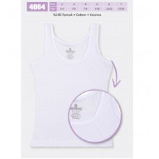 BR Майка для дівчинки 4064.01 БІЛИЙ    06,07  6(3) шт.