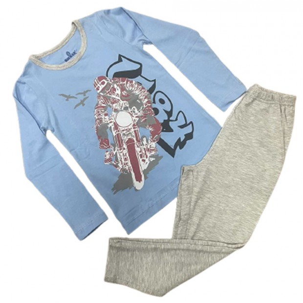 BR Піжама для хлопчика 03-06 стрейч/бавовна  9093    ACIK MAVI(207)блакитний 1 шт.