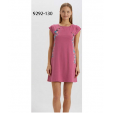 BR Нічна сорочка 07-10 короткий рукав  9292 GUL KURUSU(130)вишня  1 шт.