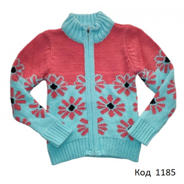 ,Tr Кофта в'язана Напів/Шерсть ADA 5044 для дівчинки/ (98-110) 4(2) шт