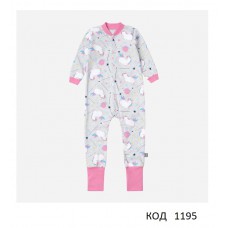 ЛяЛя Комбінезон інтерлок 8ІН013  без ножек 80-92  4(3)шт