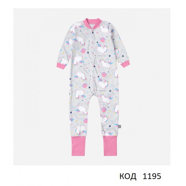 ЛяЛя Комбінезон інтерлок 8ІН013  без ножек 80-92  4(3)шт