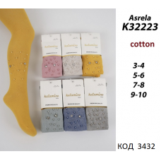 ArtiKatamino Колготки бавовняні для дівчинки СВЯТКОВІ К32223 МІКС 6(3) шт.