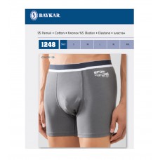 BR Боксери чоловічі 1248,123   Темно-СІРИЙ  1 шт