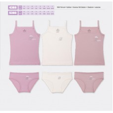 BR Набір6 білизни для дівчинки(майка+ТРУСИ) 4388/5388   6(3) шт.