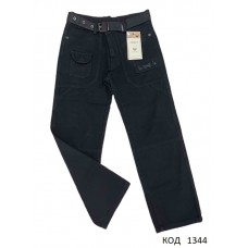 Ch Штани для хлопчика ДЖИНС 5304 ШИРОКІ   (20-26)(122-140)  4 шт