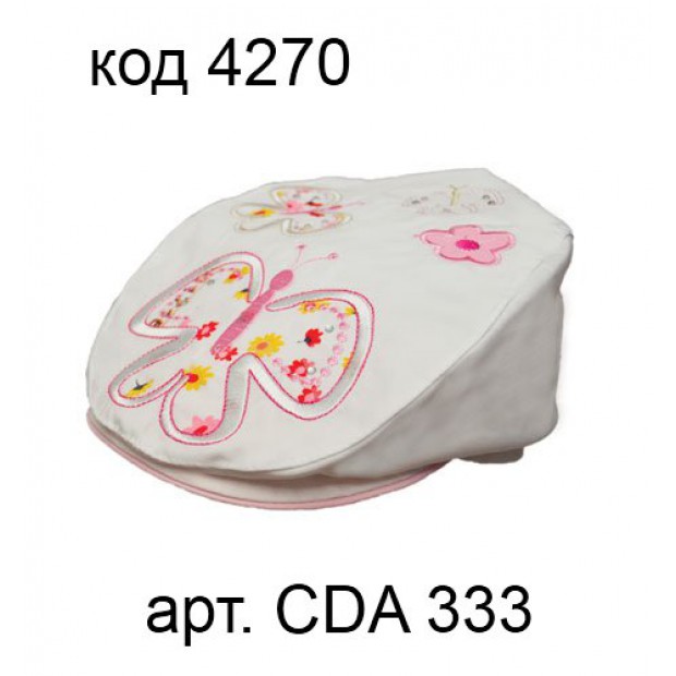 -- YO Кепка для дівчинки CDА-333   50-54  10(5) шт