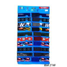 Topgal Ремінь  середній ЛИПУЧКА МАЛЮНОК хлопчик 10 шт