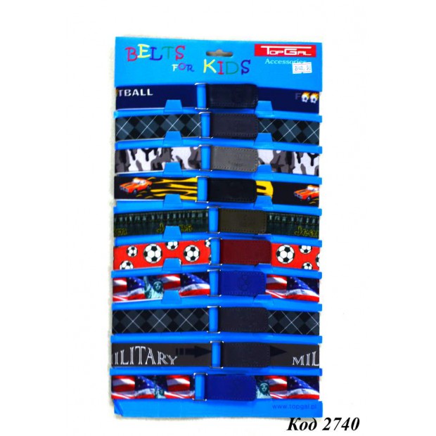 Topgal Ремінь  середній ЛИПУЧКА МАЛЮНОК хлопчик 10 шт