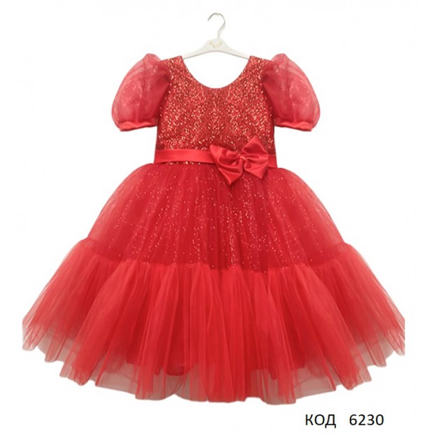 Платье  бальное  дев. 6-7 лет 2шт