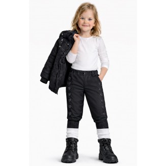 .Ch Бриджі для дівчинки ПЛАЩІВКА Yuke 11584 на флісі 17-21  5 р.