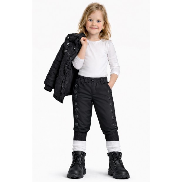 .Ch Бриджі для дівчинки ПЛАЩІВКА Yuke 11584 на флісі 17-21  5 р.