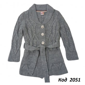 Tr Кардиган в'язаний для дівчинки Zeni 8080 4-8 років   3(2)шт