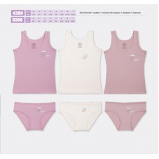 BR Набір6 білизни для дівчинки(майка+ТРУСИ) 4390/5388   6(3) шт.