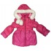 ,Ukr Куртка для дівчинки синтапон на хутрі "Снежок"86;92;98;104  малина 4(1) шт