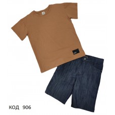 Ukr Костюм (Футболка+шорти джинс) для хлопчика 134- 5(1) шт