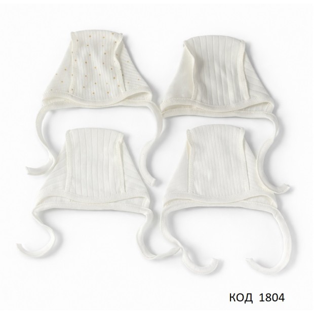 MarioKids Чепчик інтерлок рубчик  36/40   10 шт