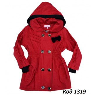 --Ch Плащ для дівчинки на трикотажі 1029  120-150 (122-140)   4 р.