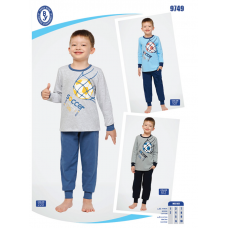 BR Піжама для хлопчика 01-02 стрейч/бавовна  9749    01,02  2 шт.