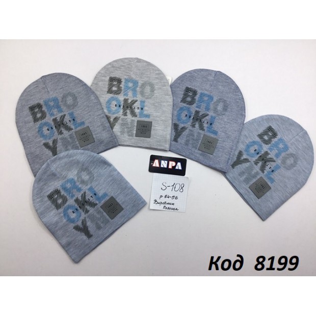 ANPA Шапка в'язана для хлопчика  S-108  54-56   5 шт.