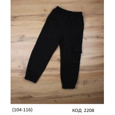 МС Штани для хлопчика фліс КАРГО ШТ-2822   104-116р   3шт