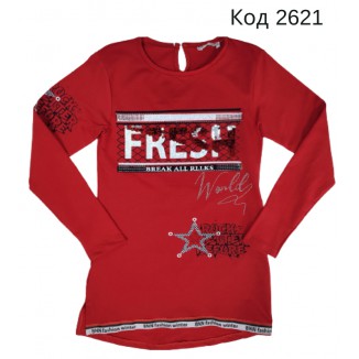 Tr Туніка для дівчинки 2-х нитка BNN 9787  140-176 4 шт.