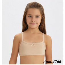 BR Топ для дівчинки 4766,03   БЕЖЕВИЙ   06,07    12(6) шт.