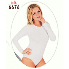 BR Боді жіночі 6676,01  БІЛИЙ          6(1)шт.